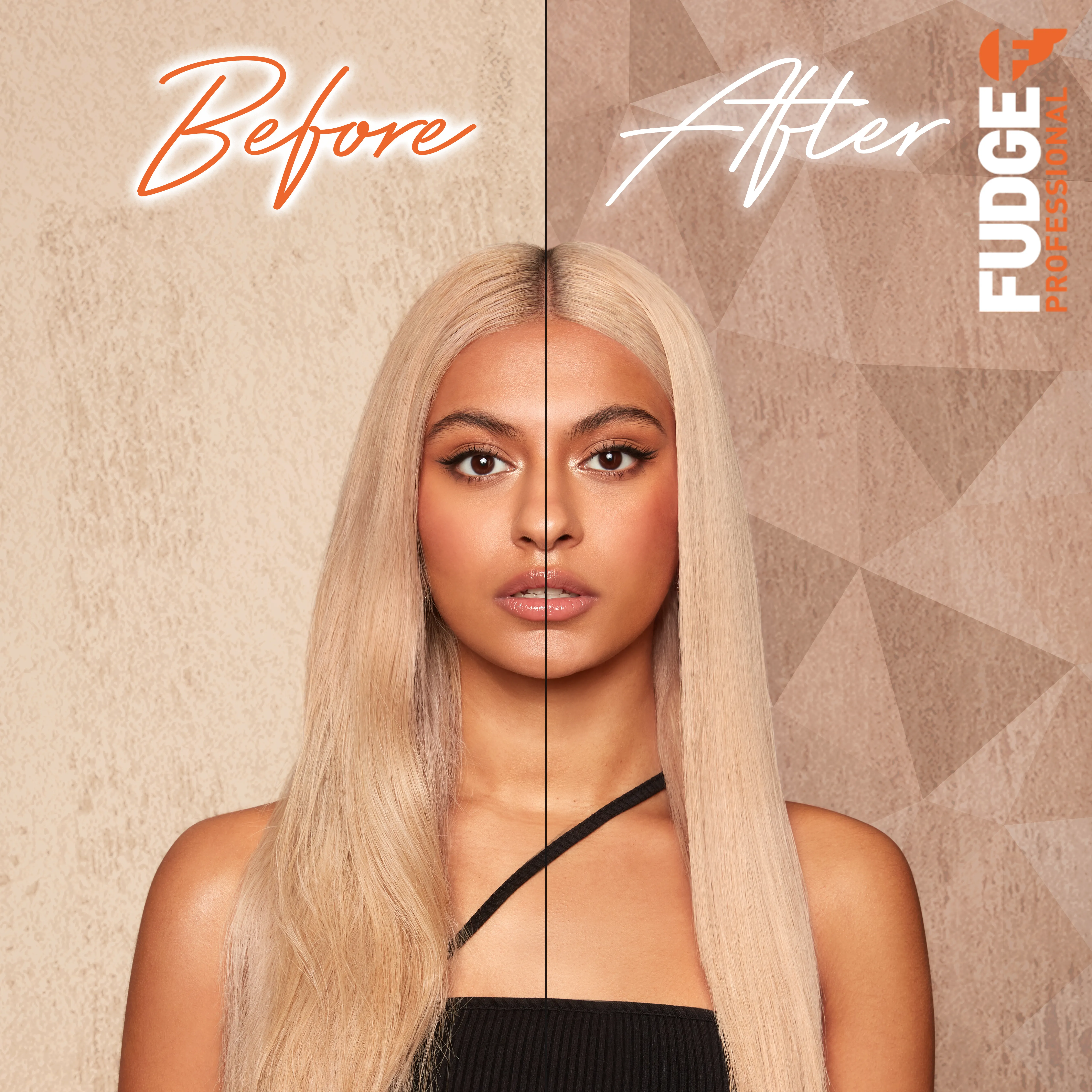 Fudge All Blonde Before After