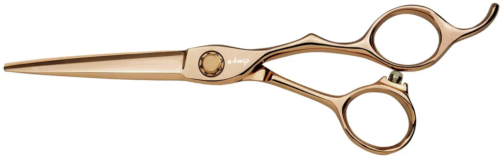 e-kwip Kuro Rosegold Line Haarschneideschere