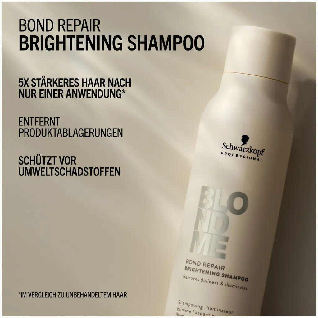 Schwarzkopf BLONDME Bond Repair Brightening Shampoo