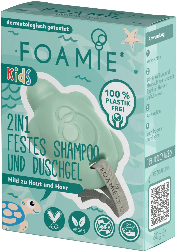 Foamie 2in1 Festes Shampoo & Duschgel Kids