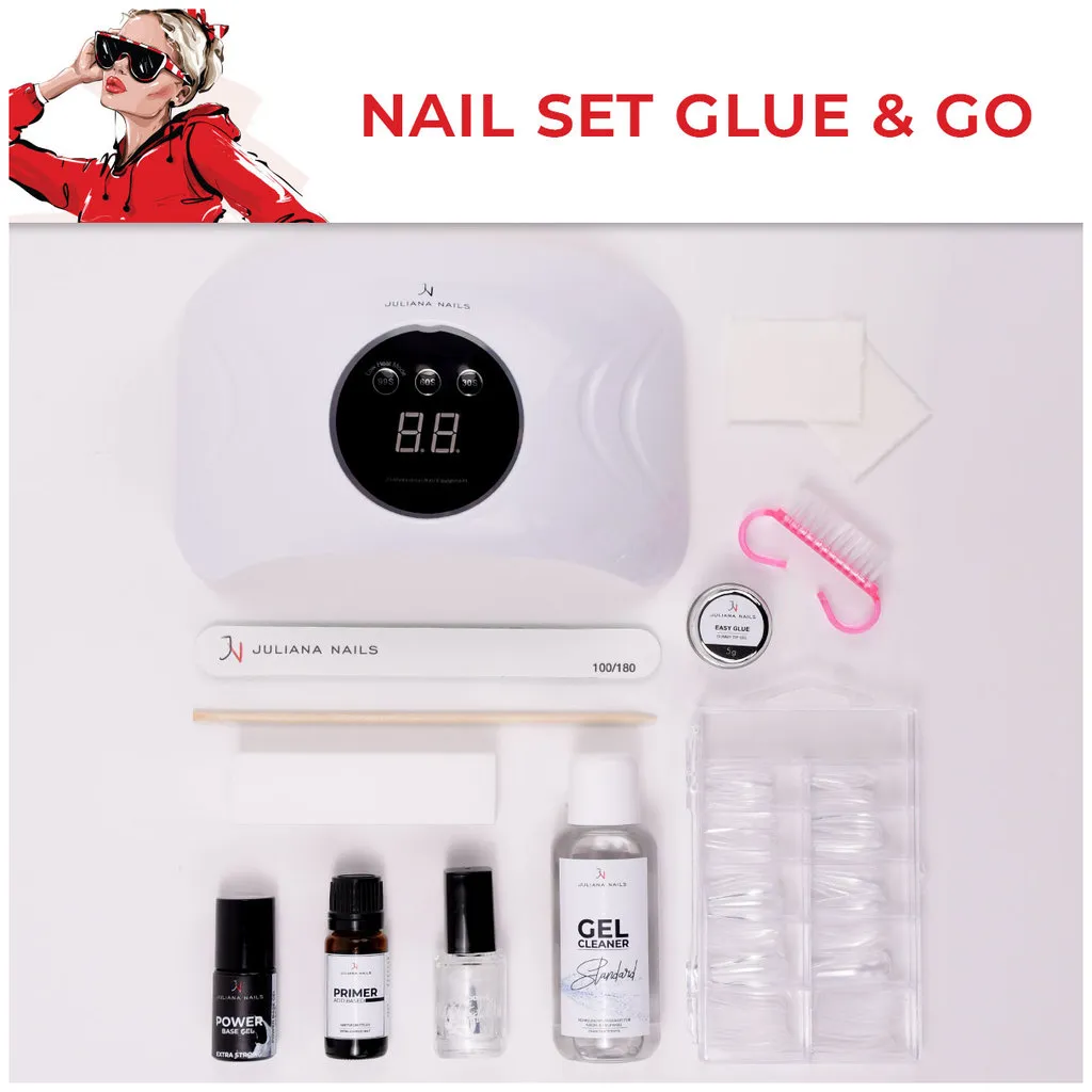 Juliana Nails Nail Set Glue & Go