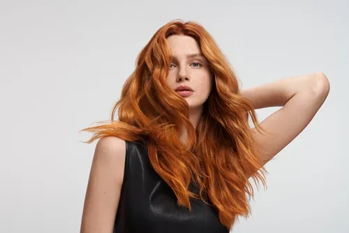 Kupfer Haare