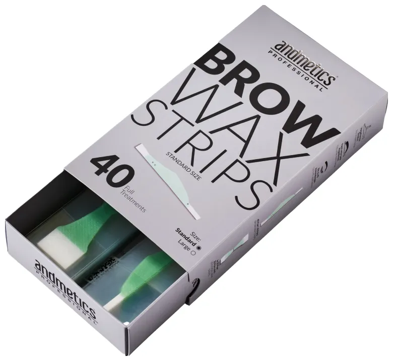 andmetics professional Brow Wax Strips Standard