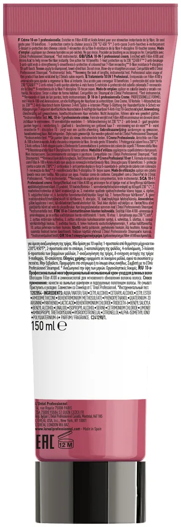 L'Oréal Pro Longer 10-in-1 Professional Cream