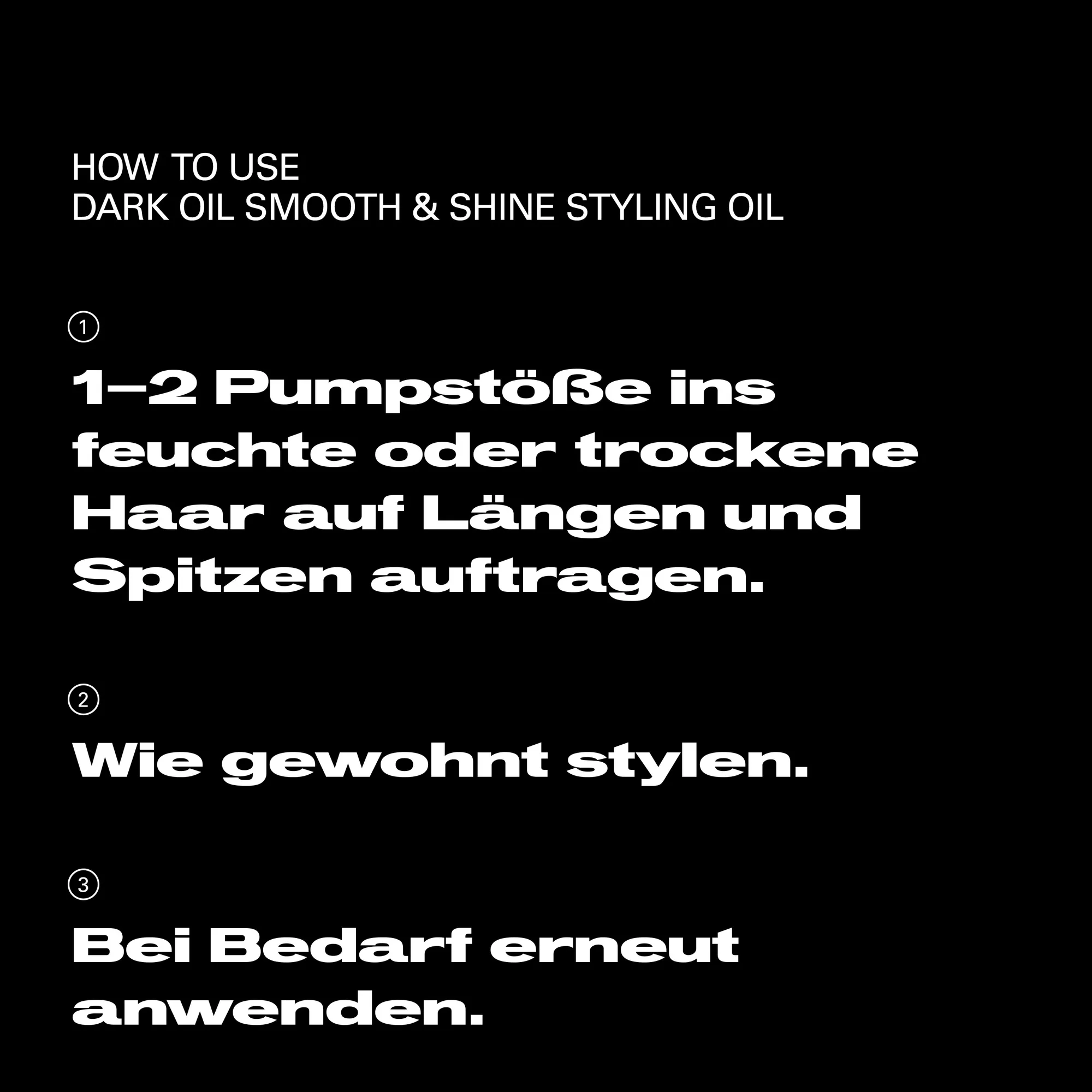 Sebastian Dark Oil Smooth & Shine Styling Oil