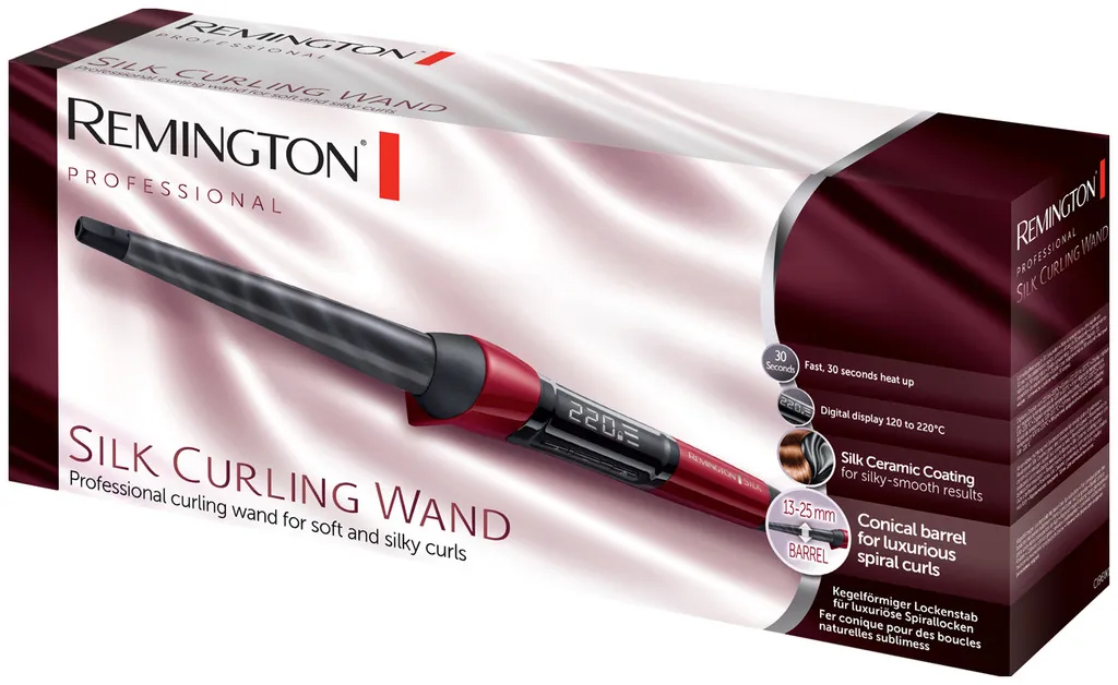 Remington Silk kegelförmiger Lockenstab CI96W1