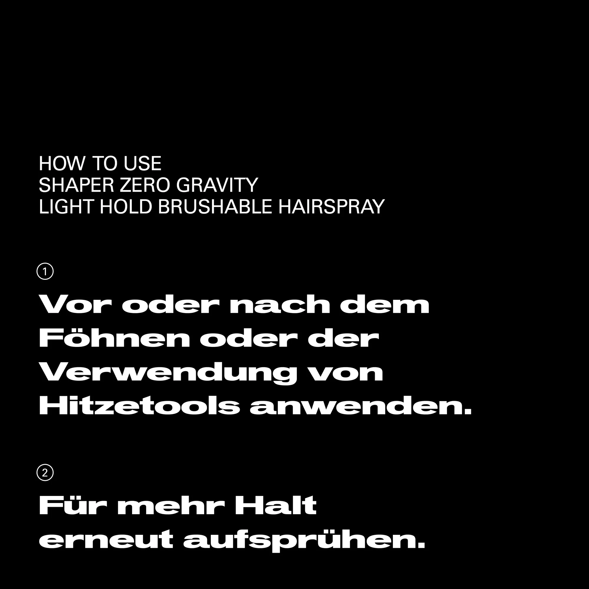 Sebastian Shaper Zero Gravity Light Hold Hairspray