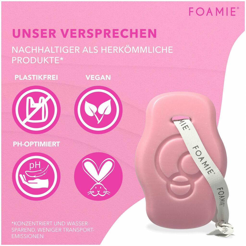 Foamie Niacinamid Shampoo Bar Feste Pflege für Kräftigung