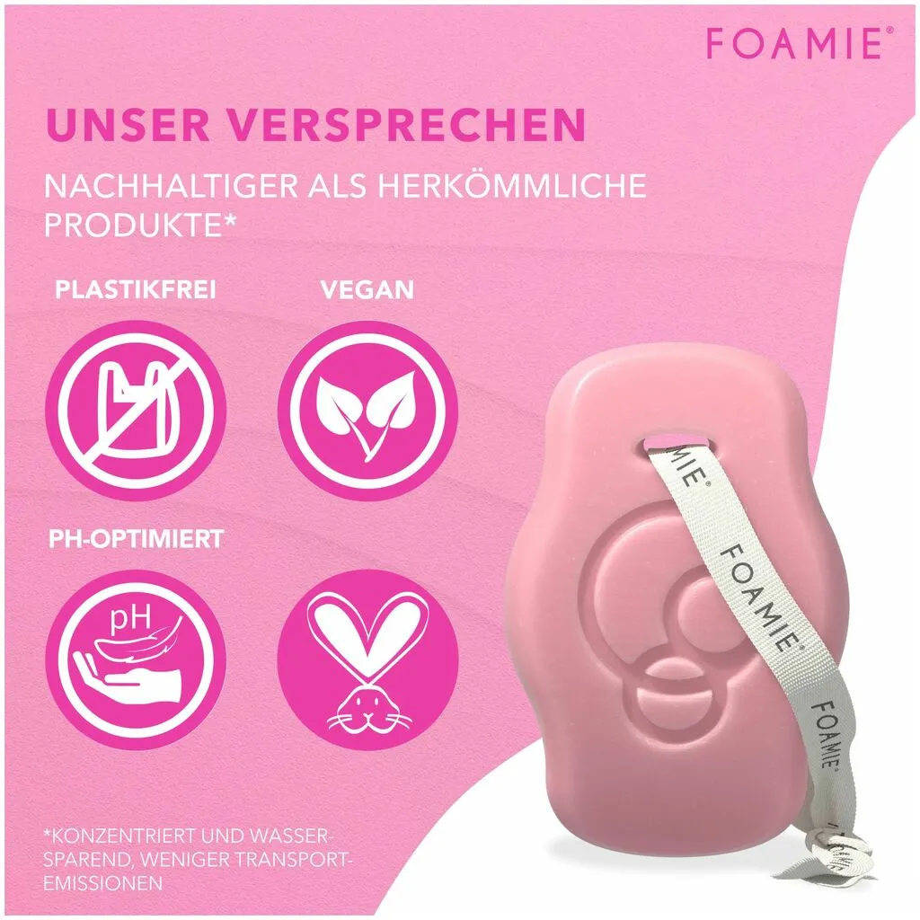 Foamie Niacinamid Shampoo Bar Feste Pflege für Kräftigung