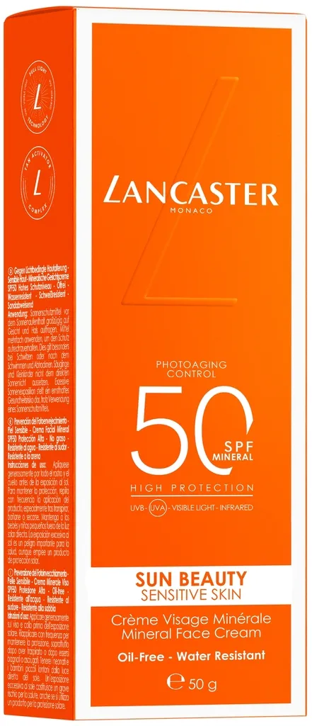Lancaster Sun Beauty Mineral Face Cream SPF 50