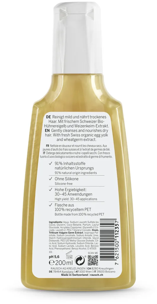 Rausch Nähr-Shampoo mit Ei-Öl