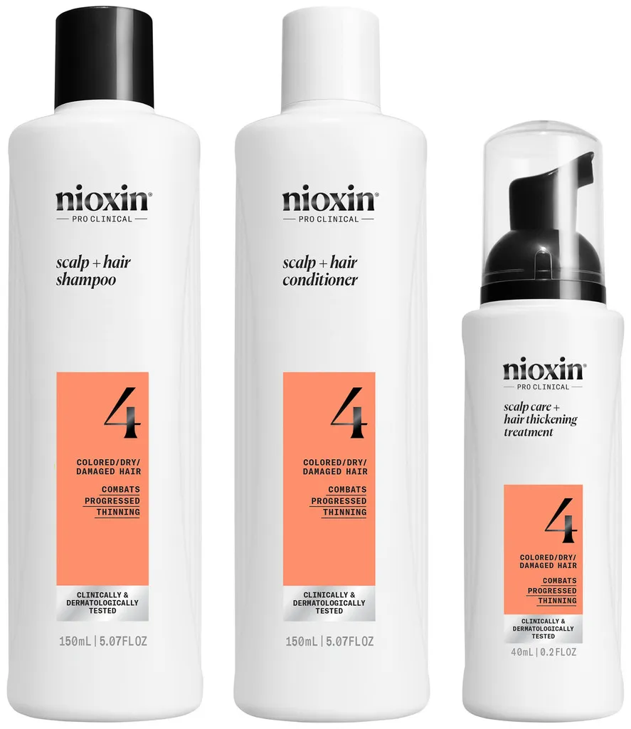 Nioxin Scalp + Hair Thickening System 4 Set