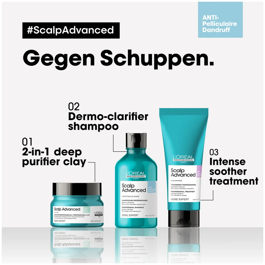 L'Oréal Scalp Advanced Anti-Dandruff Dermo-Clarifier Shampoo
