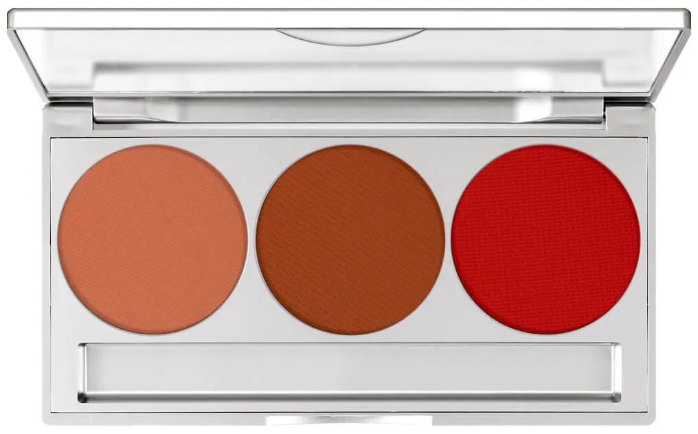 Kryolan Professional Trio Blusher Set magnetisch