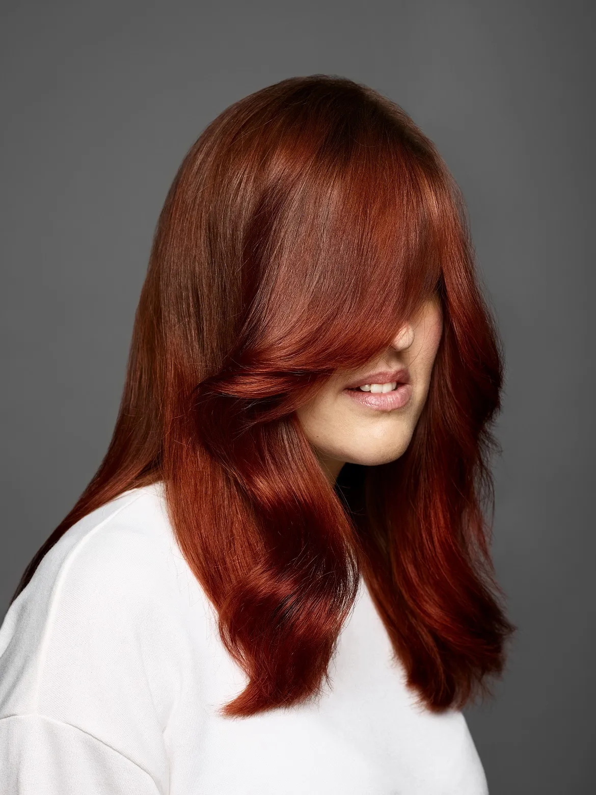 Nachher-Bild von Maria Nila Colour Refresh Cacao und Autumn Red Anwendung