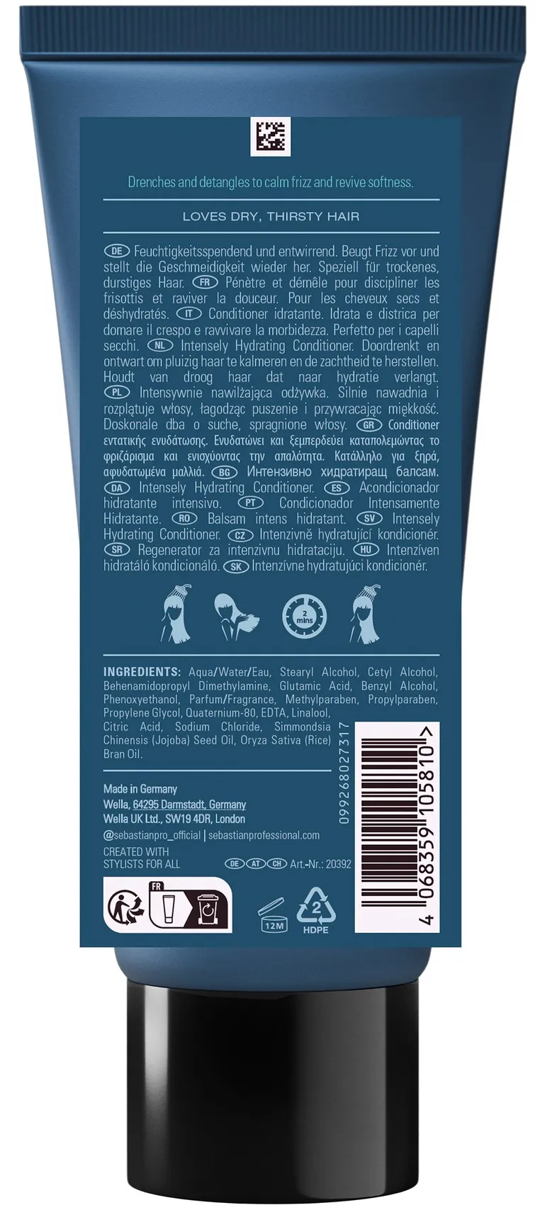 Sebastian Hydre Highly Hydrating Conditioner