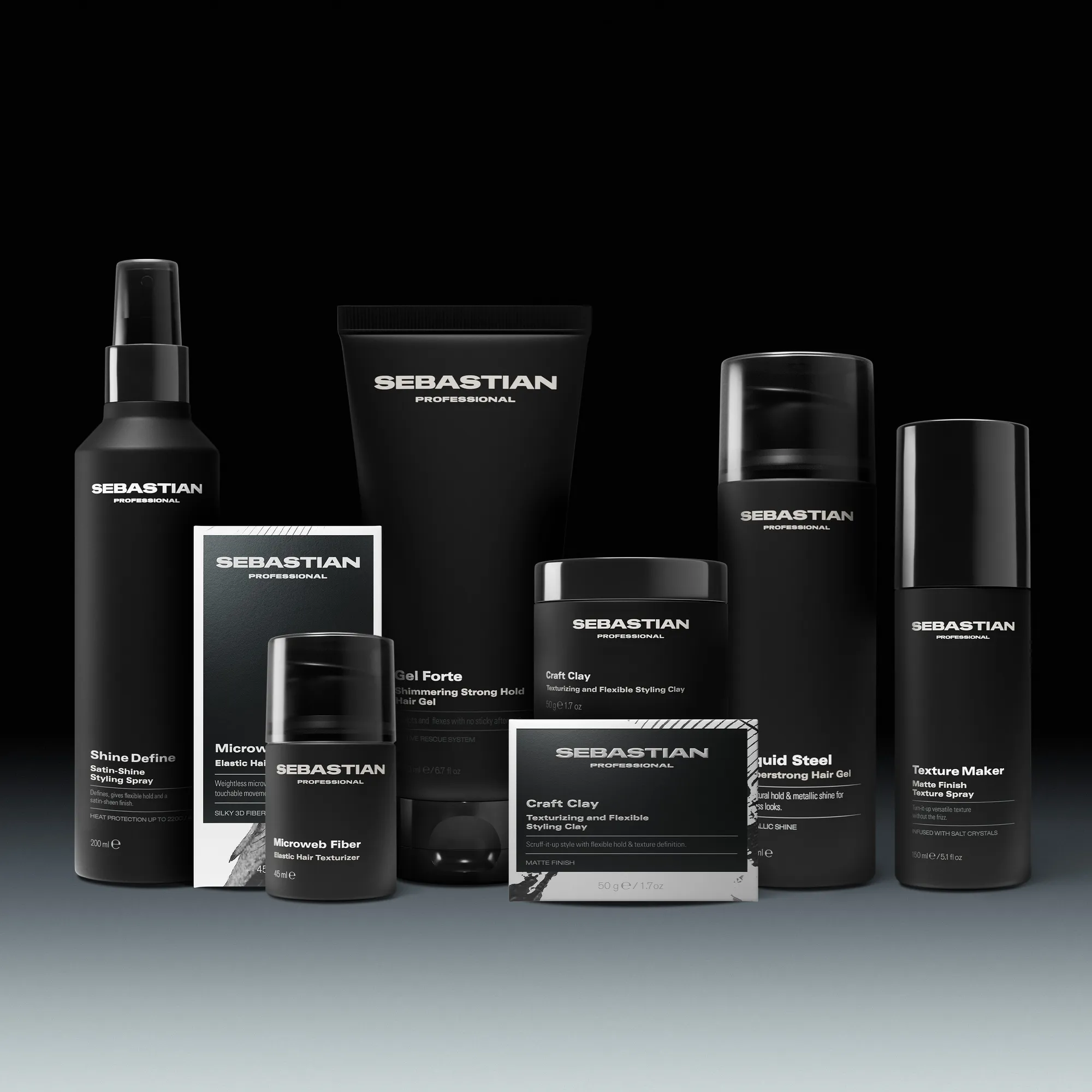 Sebastian Gel Forte Shimmering Strong Hold Hair Gel