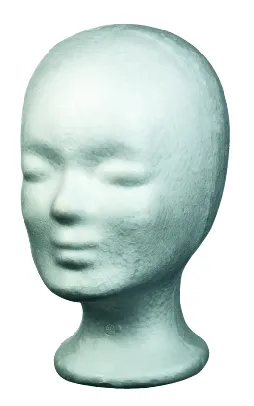 Comair Schaumstoffkopf weiß 25,5cm