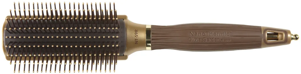 Olivia Garden Expert Style Control mit Nylonborsten Gold & Braun
