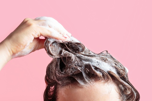 Shampoonierte Haare