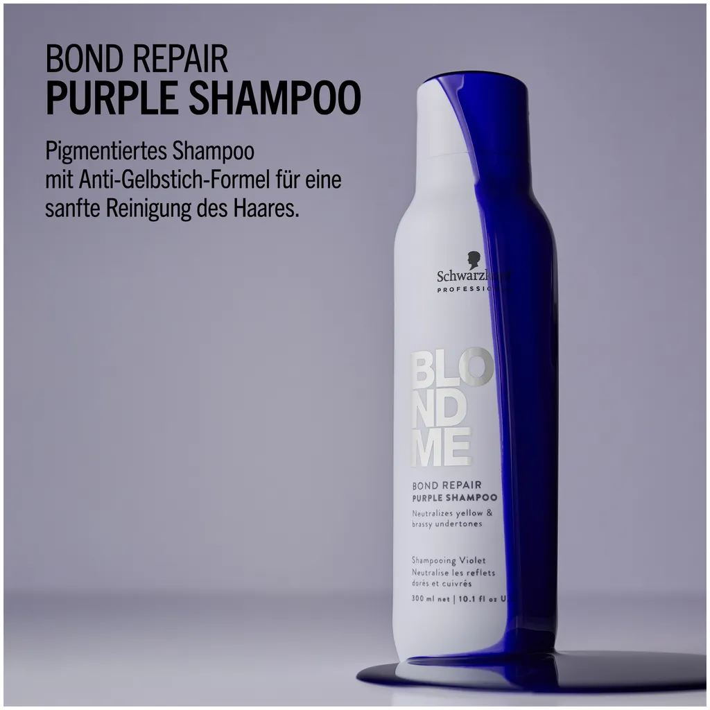 Schwarzkopf BLONDME Bond Repair Purple Shampoo
