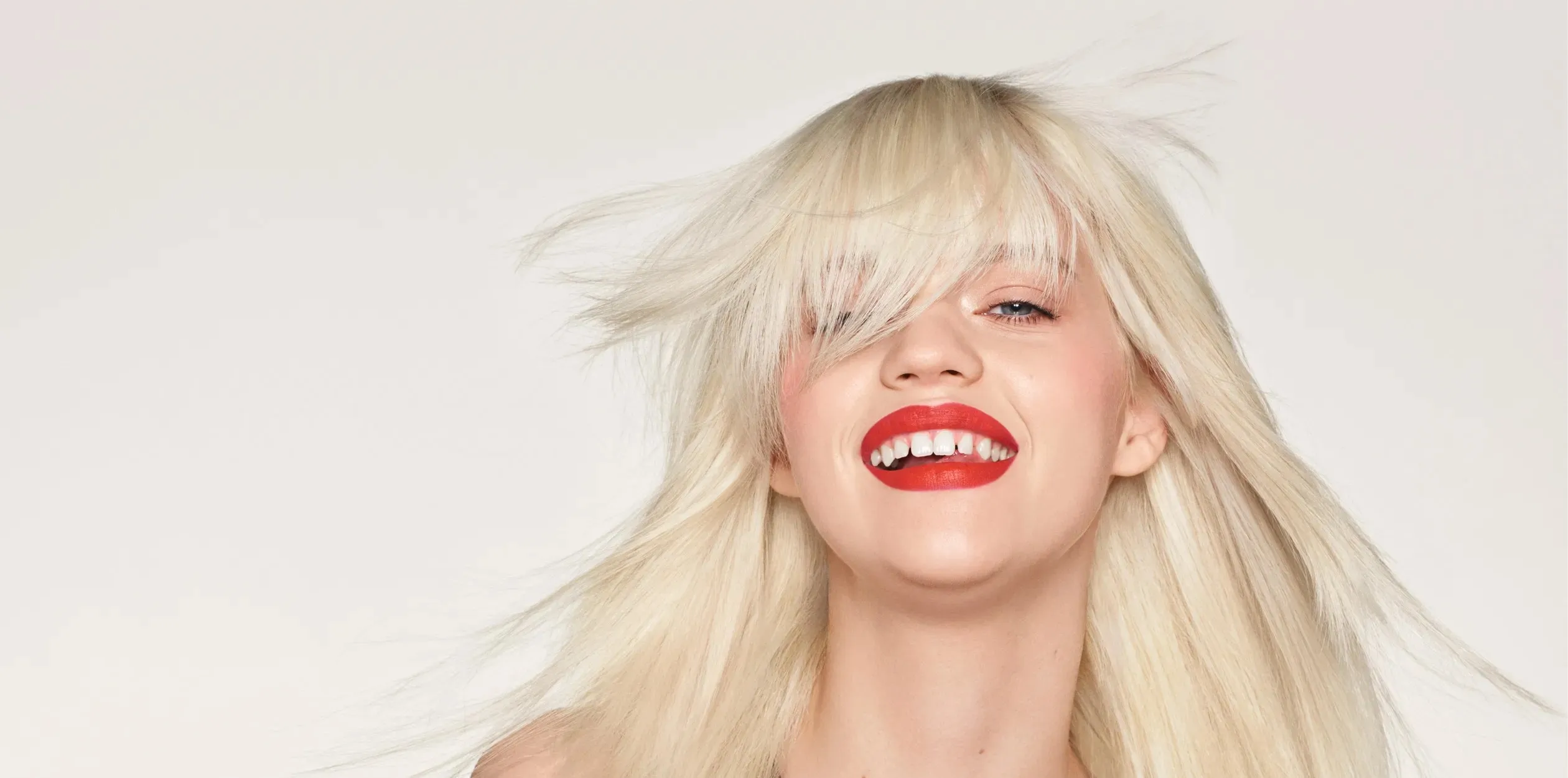 Platinblonde Haare