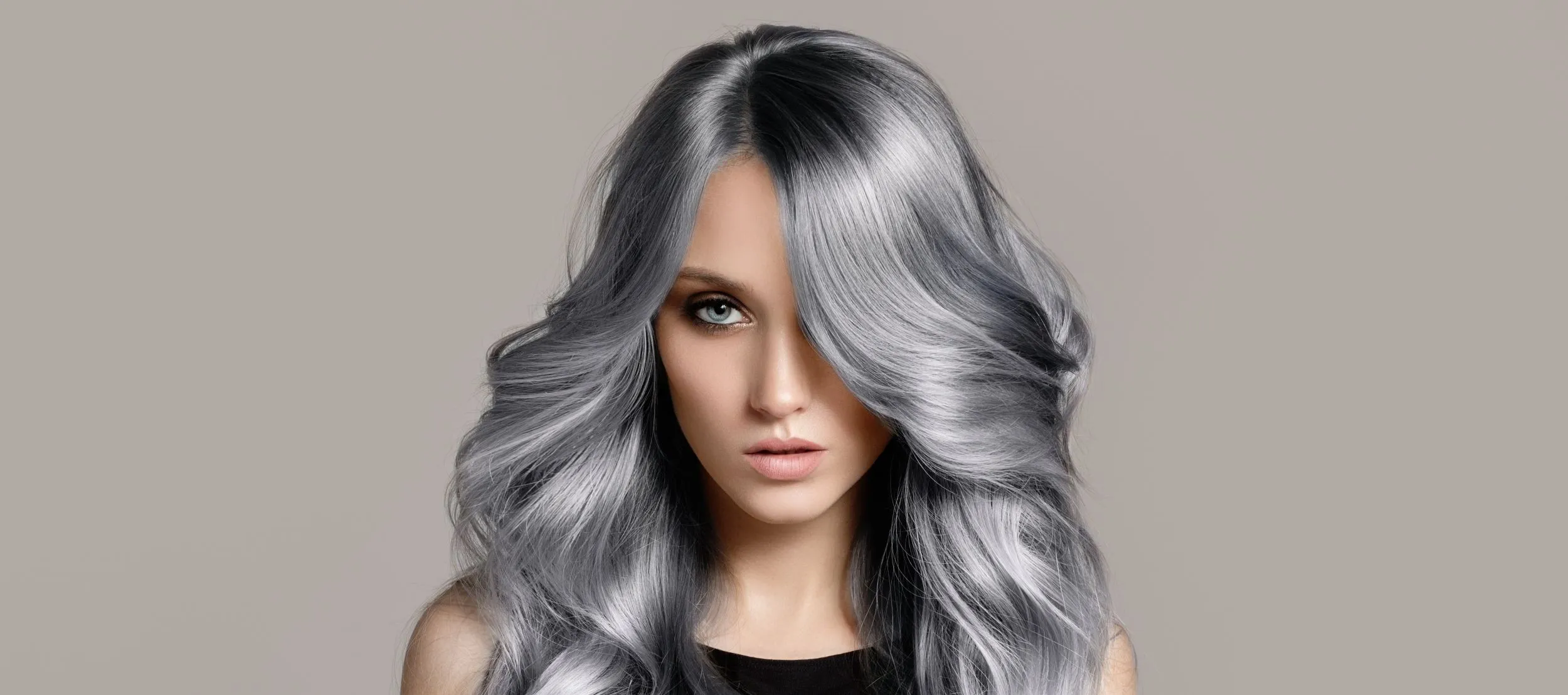 Graue Haare