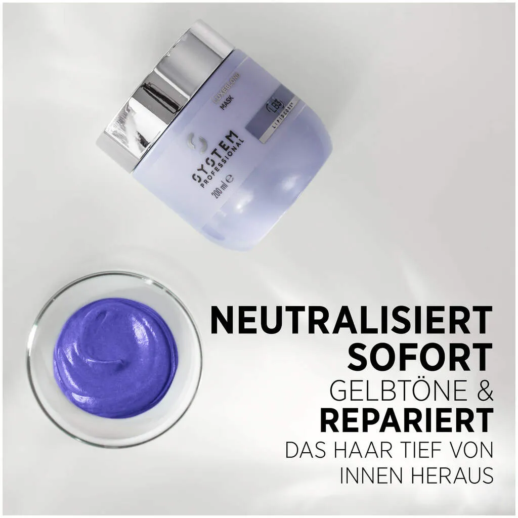 System Professional Lipid Code LuxeBlond Mask