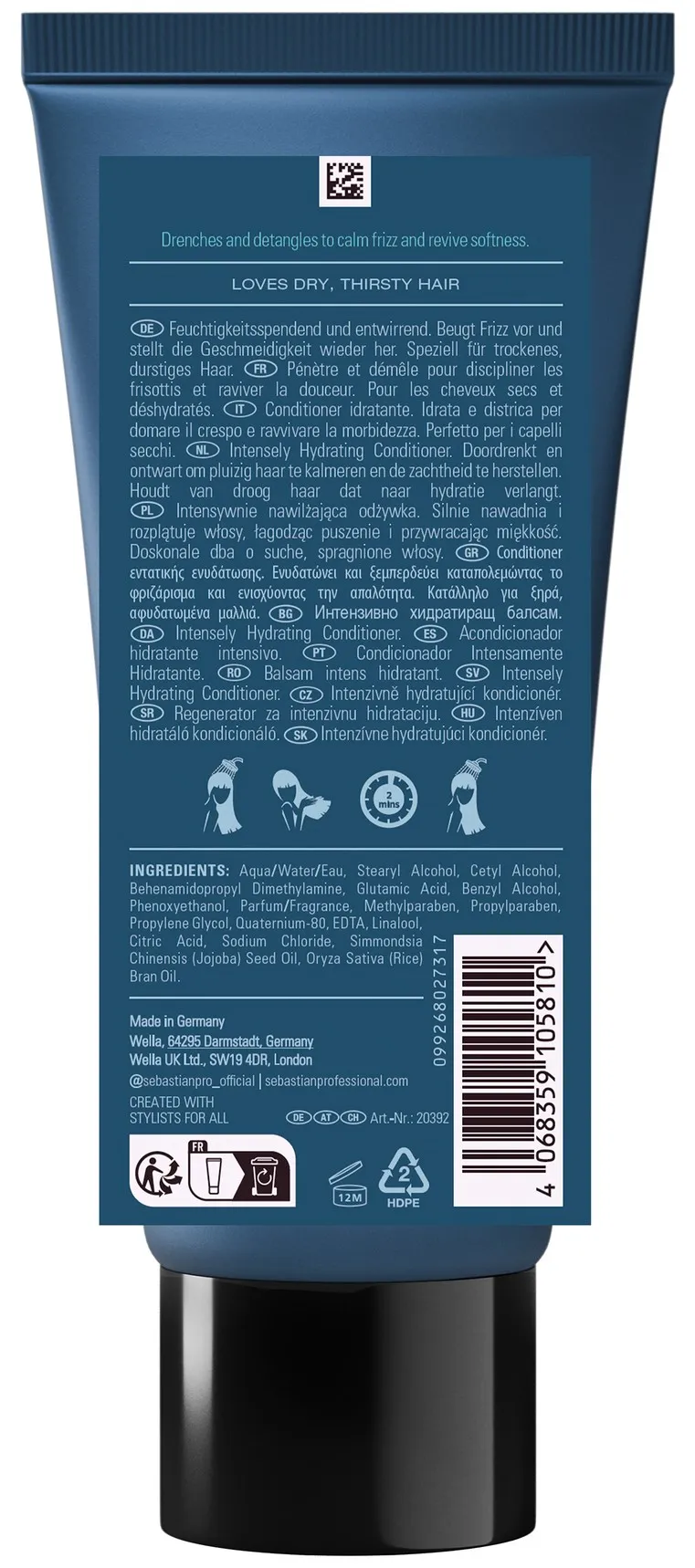 Sebastian Hydre Highly Hydrating Conditioner