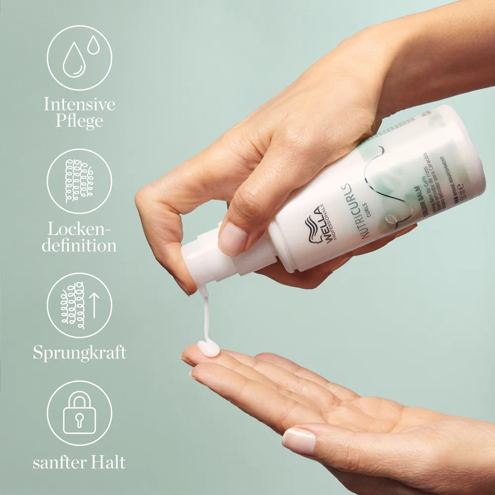 Anwendung Wella Nutricurls Curlixir Balm