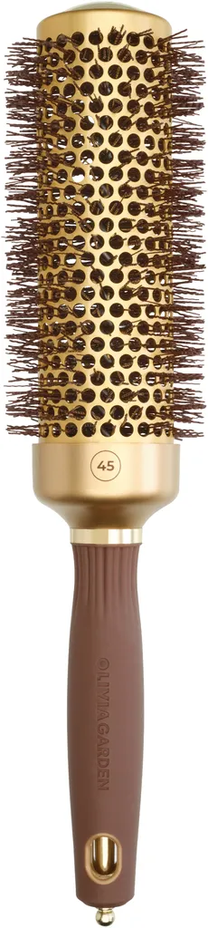 Olivia Garden Expert Blowout Speed Wavy Bristles Gold & Brown