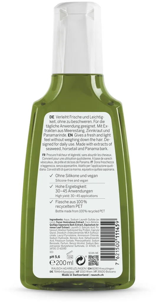 Rausch Fett-Stopp Shampoo mit Meerestang