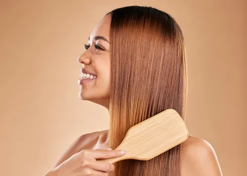 Haare bürsten