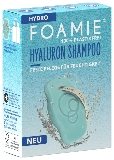 Foamie Hyaluron Shampoo Bar Feste Pflege für Feuchtigkeit