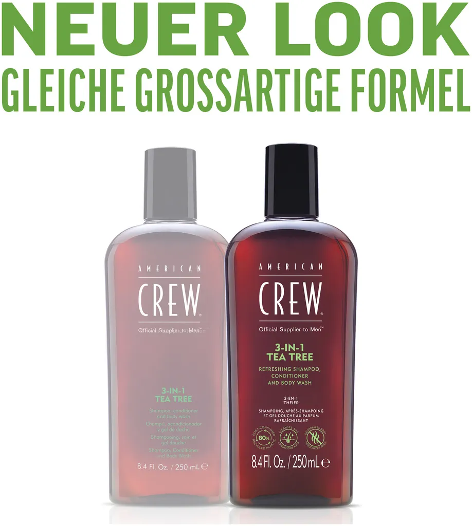 American Crew 3 in 1 Tea Tree Shampoo