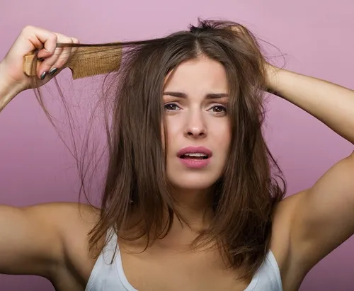 Verfilzte Haare