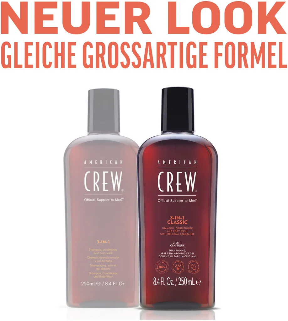 American Crew 3 in 1 Classic Shampoo