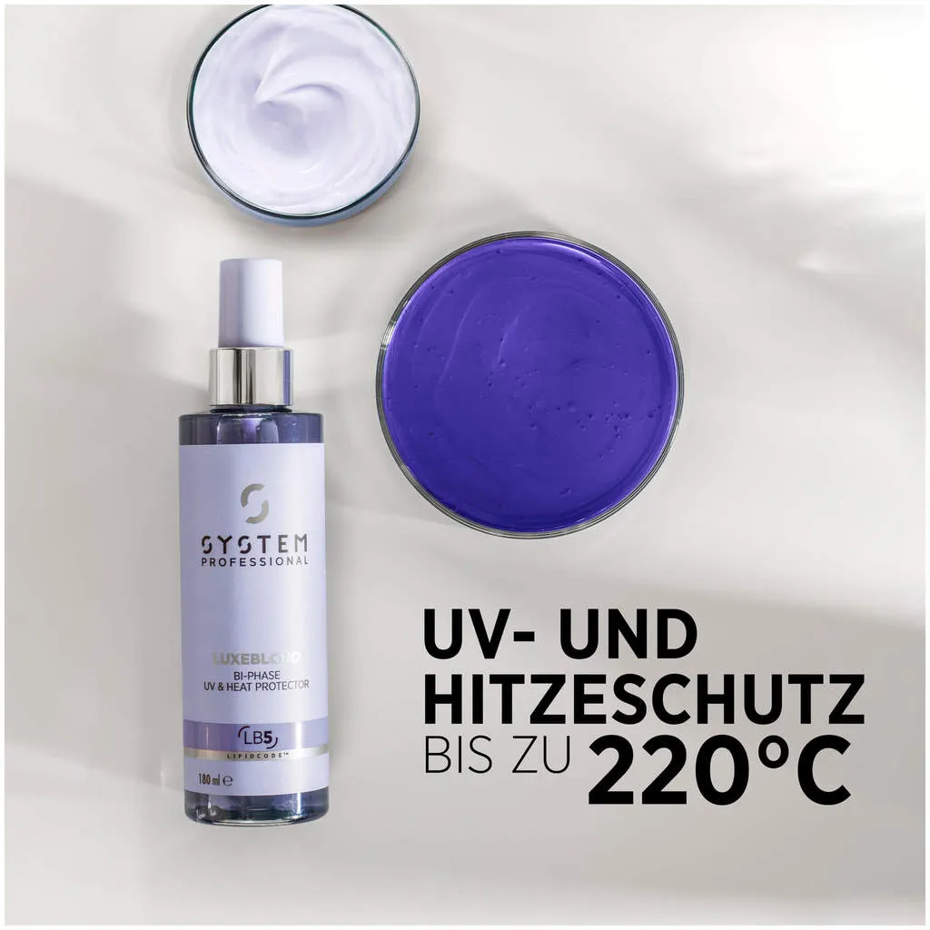 System Professional Lipid Code LuxeBlond Bi-Phase UV & Heat Protector