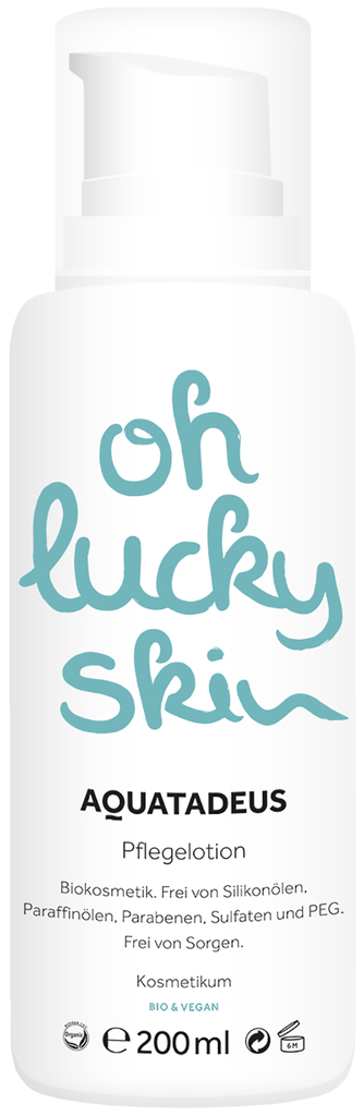 Aquatadeus Pflegelotion - oh lucky skin