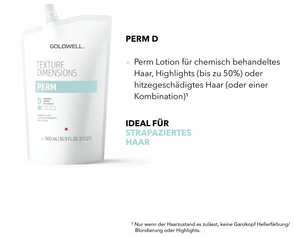 Goldwell Texture Dimensions Perm D für strapaziertes Haar