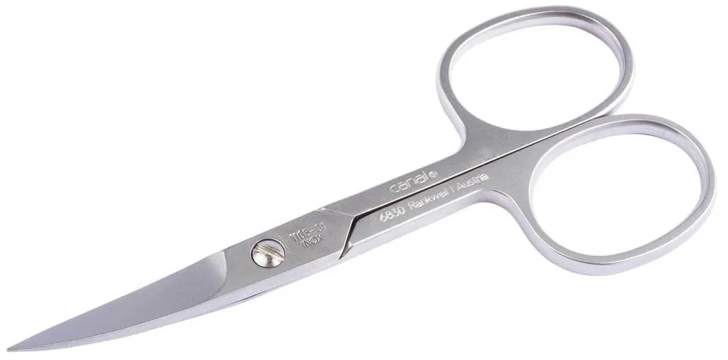 Canal Fußnagelschere mit Mikroverzahnung gebogen 10cm