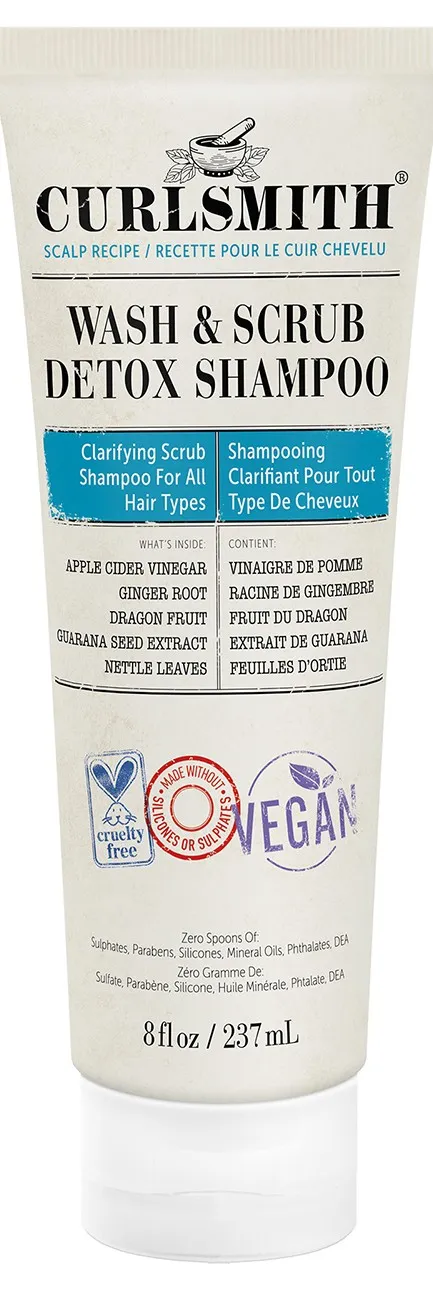 CURLSMITH Wash & Scrub Detox Shampoo
