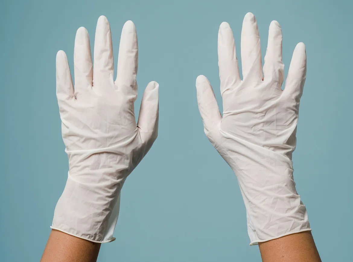 Gummi-Handschuhe