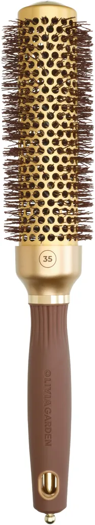 Olivia Garden Expert Blowout Speed Wavy Bristles Gold & Brown