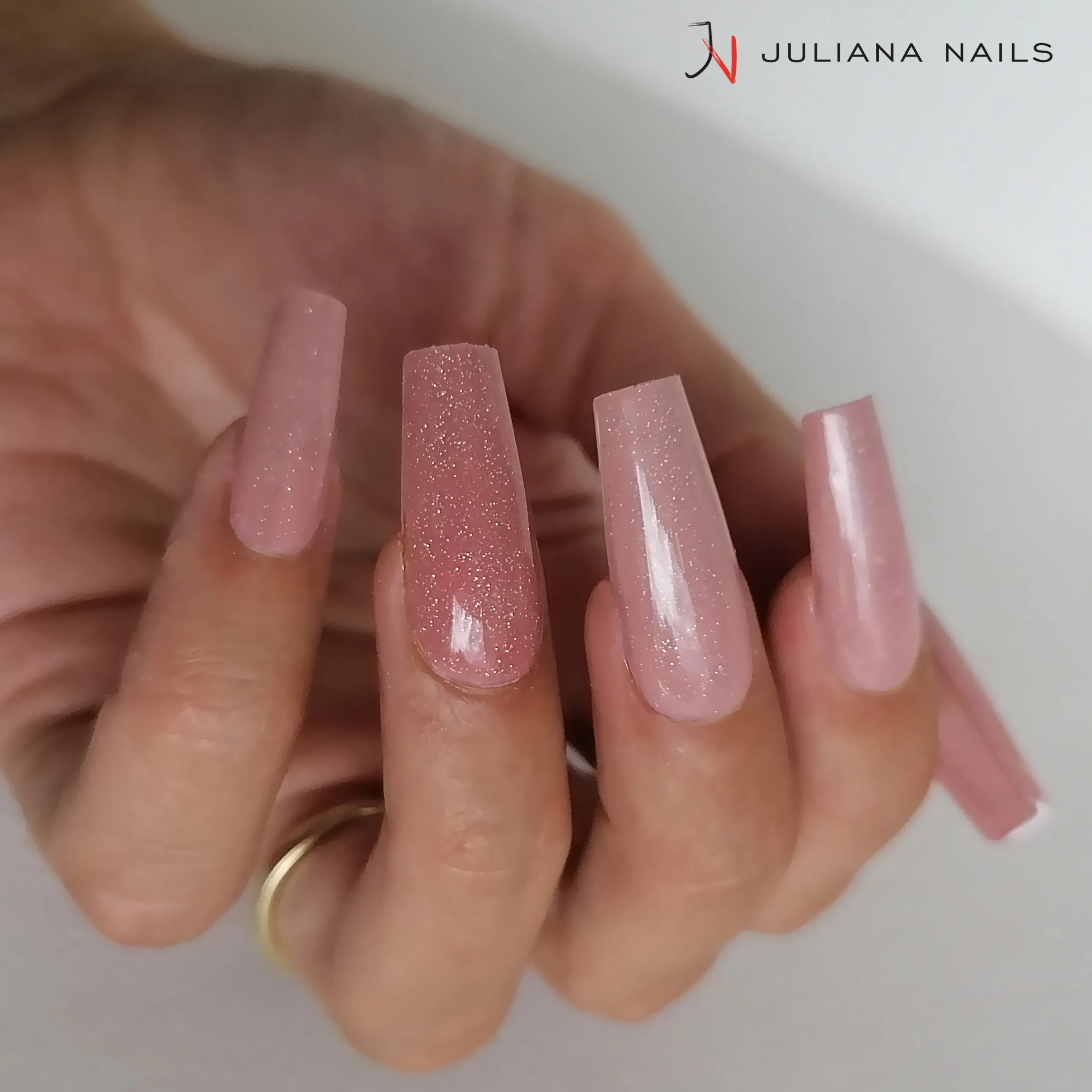 Gelnägel Ballerina Rosa