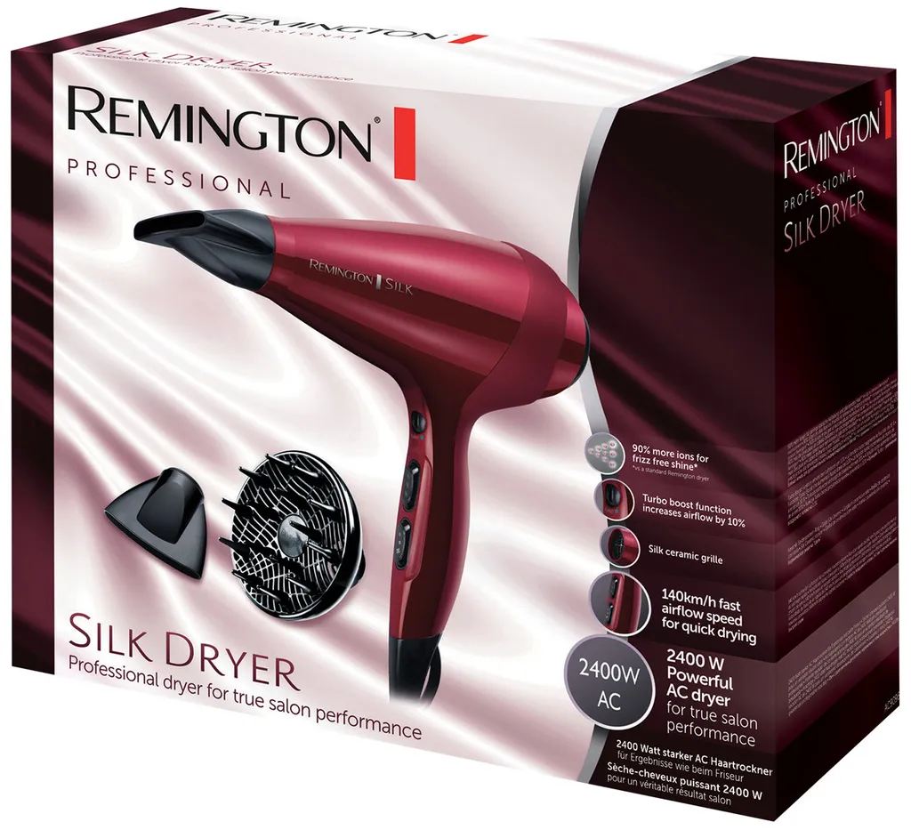 Remington Silk Ionen-Haartrockner mit AC-Motor AC9 096