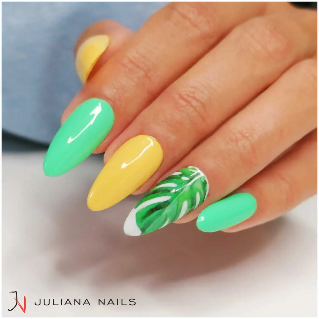 Juliana Nails Gel Lack Koralle & Gelbtöne