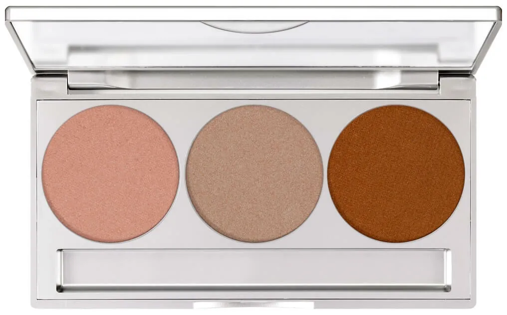 Kryolan Glamour Glow Palette Trio Set magnetisch