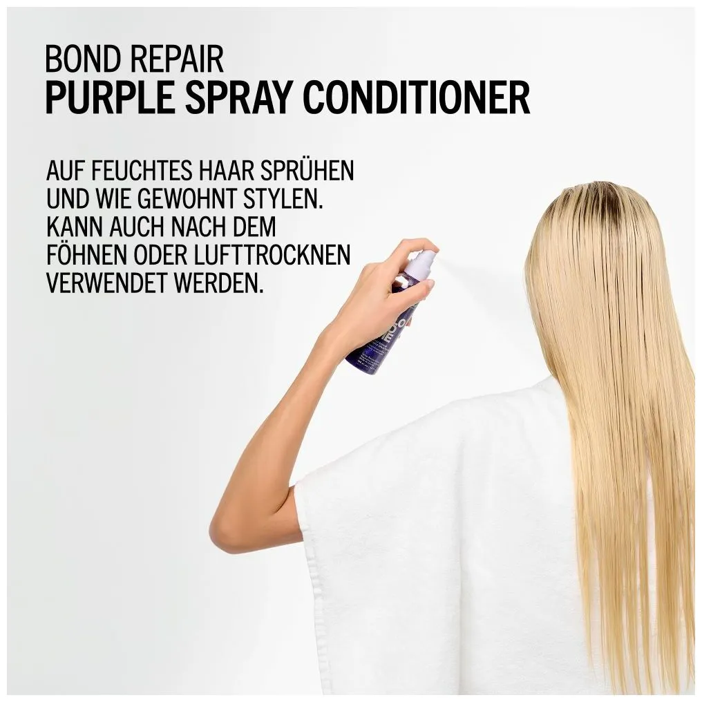 Schwarzkopf BLONDME Bond Repair Purple Spray Conditioner