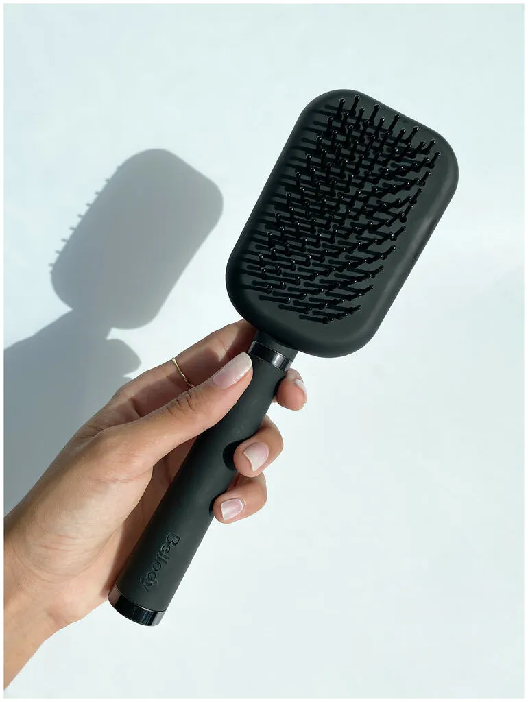 Bellody Patentierte Haarbürste mit Selbstreinigungsfunktion